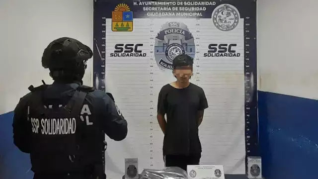 El detenido fue puesto a disposición de las autoridades