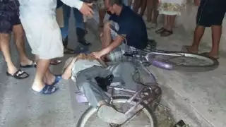 Abuelito muere al ser atropellado por un mototaxi en Hunucmá, Yucatán