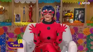 Pati Chapoy aparece disfrazada de LadyBug por el Día de Halloween