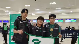 Tres jóvenes cancunenses del Conalep representarán a México en las Olimpiadas de Robótica en Panamá.