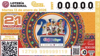 Ganadores Lotería Nacional 13 enero 2026: lista completa del Sorteo Mayor 3997