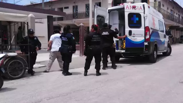 El joven herido en Buctzotz fue trasladado a un hospital de Tizimín