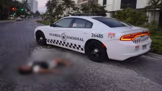Hospitalizan a mujer atropellada por patrulla de la Guardia Nacional en Cancún