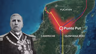 Origen del Punto Put: El error del Porfiriato que podría costarle a Campeche miles de kilómetros