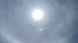 Usuarios de redes sociales compartieron fotografías del fenómeno meteorológico