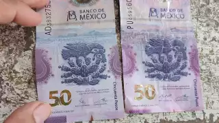 En la publicación se observa claramente la diferencia de los billetes
