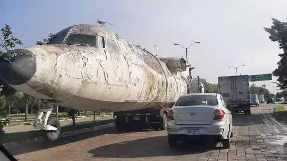 Elementos de la SSP abanderaron el traslado de la aeronave Elementos de la SSP abanderaron el traslado de la aeronave