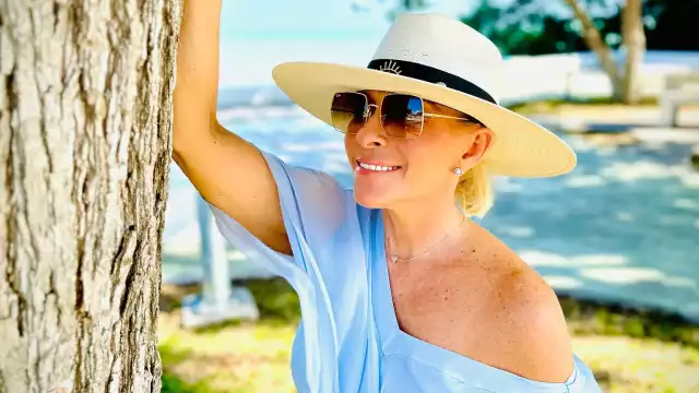 Yuri se dejó ver muy contenta durante su estancia por la bahía de Chetumal