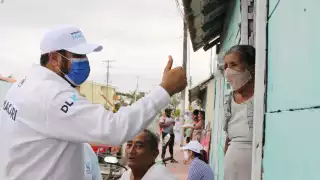 El candidato panista al distrito local X de gira por los municipios de Sucilá, San Felipe, Rio Lagartos y Panabá refrendó su compromiso con las familias de las comunidades visitadas
