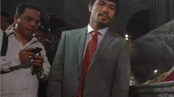 Durante su retiro, Pacquiao intentó ser presidente de Filipinas, pero no lo consiguió.