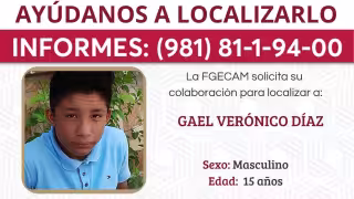 Desaparece adolescente de 15 años en Escárcega; Fiscalía pide apoyo ciudadano