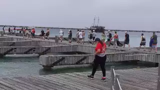 Mira en vivo de la vista de una de las playas de Cozumel este 14 de junio
