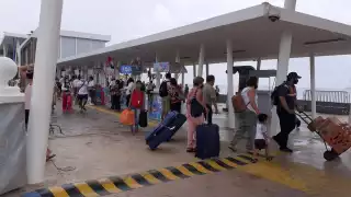 La situación fue aprovechada por turistas para no usar cubrebocas