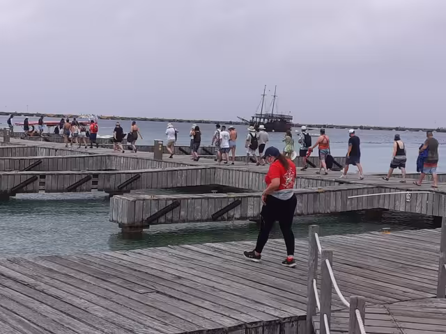 Mira en vivo de la vista de una de las playas de Cozumel este 14 de junio