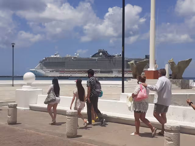 El cuarto muelle de Cozumel estaba pensado para recibir más cruceros de manera simultánea en la ínsula quintanarroense