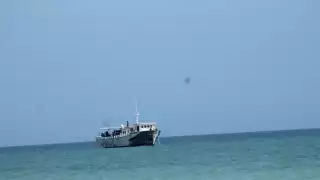 El fenómeno se observó a unas 25 millas de los puertos de El Cuyo y Las Coloradas