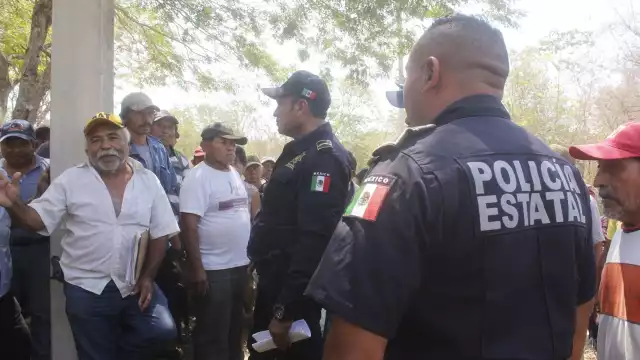 La Policía Municipal y Estatal atendieron a los asociados y propiciaron tomar un acuerdo