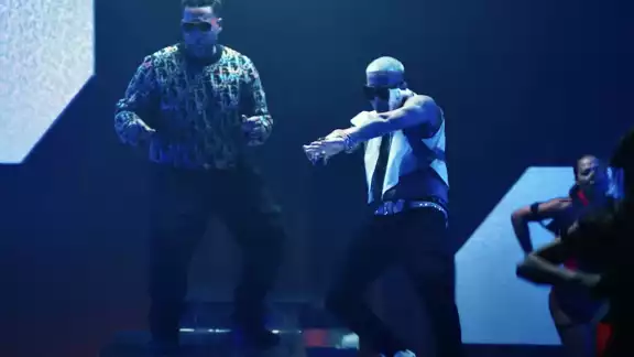 Don Omar comparte el éxito 'Se Menea' con Nio García. Foto: Captura de pantalla video 'Se Menea'