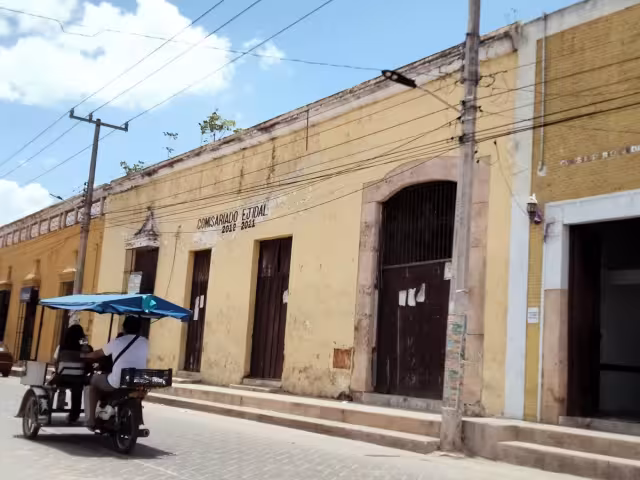 La Casa Ejidal de Acanceh lleva cerrada desde hace más de dos años