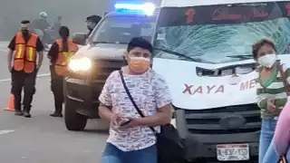 El motociclista fue trasladado al hospital tras las lesiones sufridas