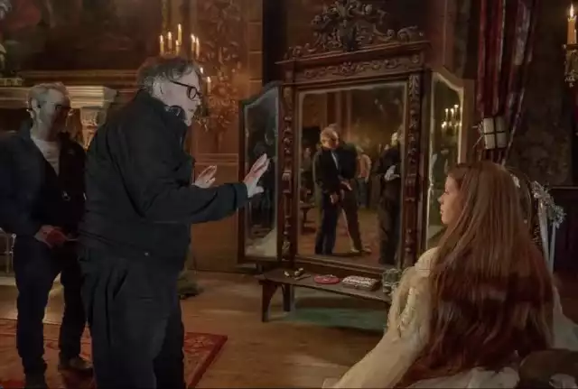 Del Toro durante el rodaje