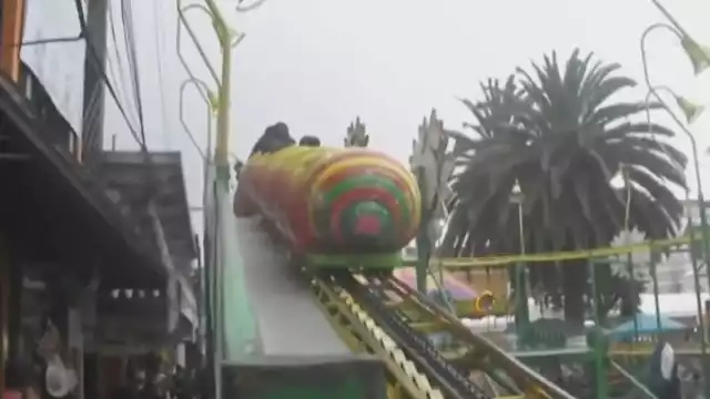 Por falta de mantenimiento el juego mecánico presentó fallas