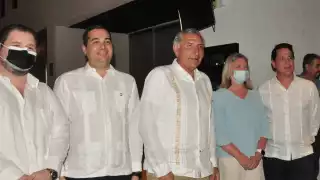 El secretario de Gobernación habló de temas de actualidad en su visita a la ciudad de Mérida