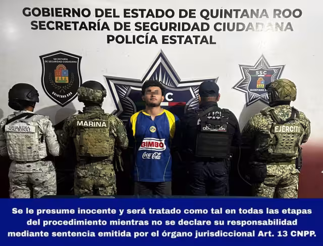 El detenido fue identificado como Cesar Ivan “N”
