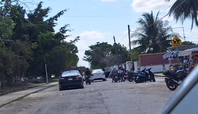 El caso generó movilización policial en el CBTIS No. 72 “Andrés Quintana Roo”