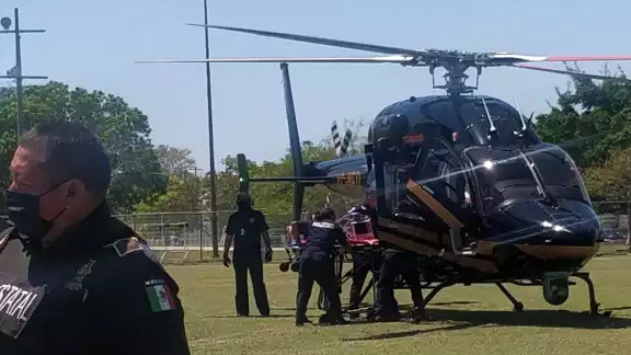 Se informó que el paciente se accidente en la carretera en la localidad de Kaua
