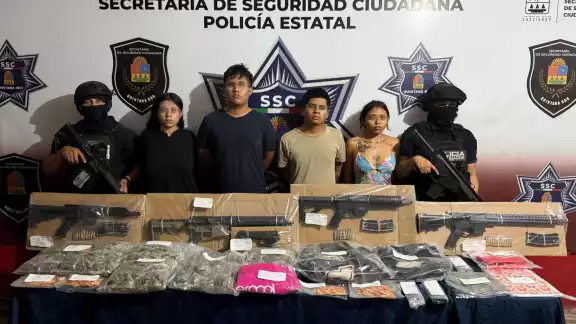 Durante un operativo, las autoridades notaron las actividades sospechosas de los cuatro detenidos