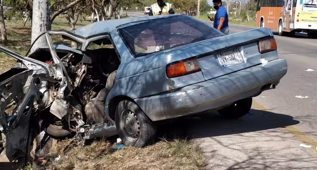 El hombre fue trasladado a la clínica de la T-1