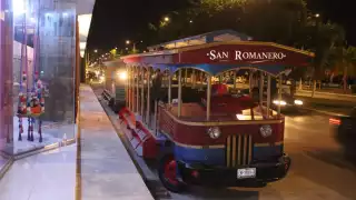 Los tranvías de Campeche fueron reubicados por los trabajos de remodelación del Centro Histórico