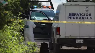 El personal de servicios periciales de la Fiscalía General del Estado se encargaron del procesamiento de la escena