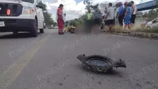 Los hechos se registraron en la avenida Constituyentes y la calle 85 y 87 de la colonia Emiliano Zapata II
