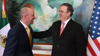 Marcelo Ebrard se reunió con Spencer Cox, gobernador de Utah
