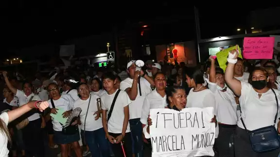 Fueron más de tres mil personas los que asistieron a la manifestación en Campeche