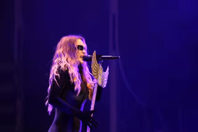 Belinda encantó al público durante su concierto en el Carnaval de Campeche 2023