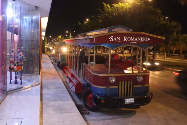 Los tranvías de Campeche fueron reubicados por los trabajos de remodelación del Centro Histórico