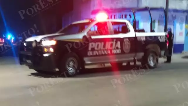 La persona fue trasladada al hospital integral por la unidad de emergencia, custodiado por patrullas de Seguridad Pública
