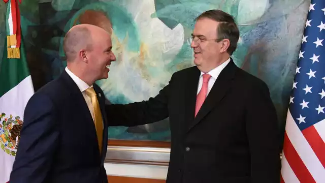 Marcelo Ebrard se reunió con Spencer Cox, gobernador de Utah