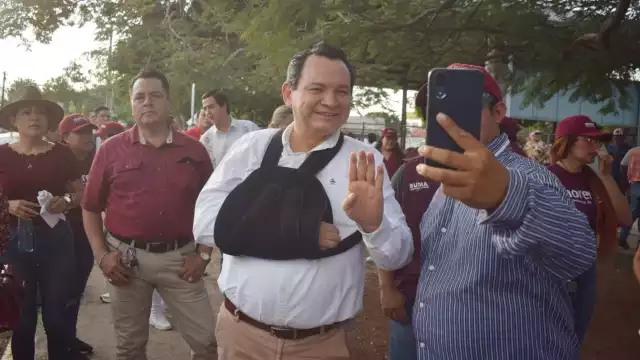 Joaquín Díaz Mena continúa con su campaña en Mérida