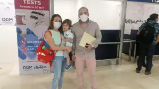 La maleta extraviada contiene la ropa de su bebé