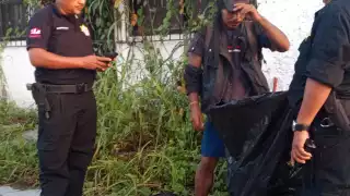 El hombre confesó haber agarrado las varillas, ya que se dedica a la recolección de chatarra