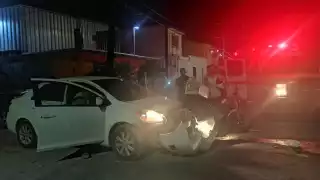 Solamente se registraron daños materiales en el accidente