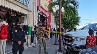 El operativo terminó con el cierre de una tienda de productos chinos