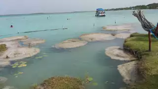 Piden a empresarios colocar letreros para cuidar estromatolitos en laguna de Bacalar