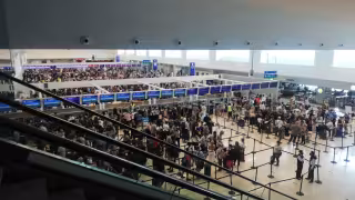 Se observó una gran cantidad de pasajeros