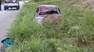 Hombre fallece en accidente en carretera Escárcega-Champotón