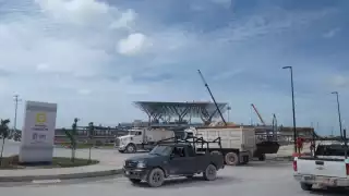 Intensas labores a un día de la inauguración del Tren Maya en Cancún